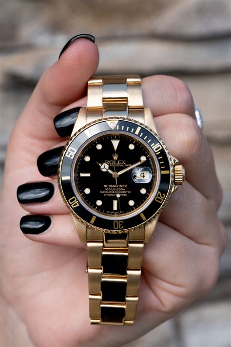 rolex submariner yellow gold review|rolex submariner yellow gold price.